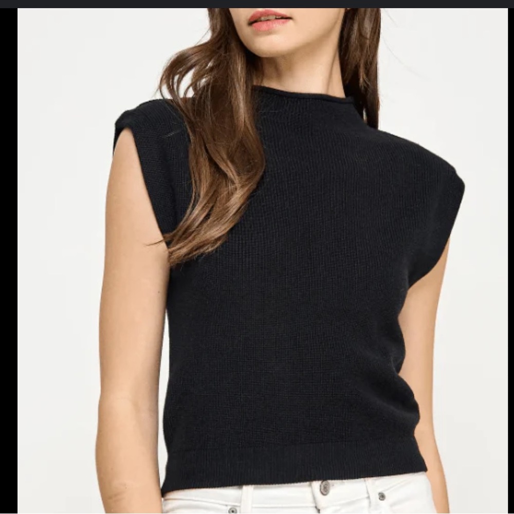 Ellison Collection Womens Size Small Black Mock Neck Sweater Top